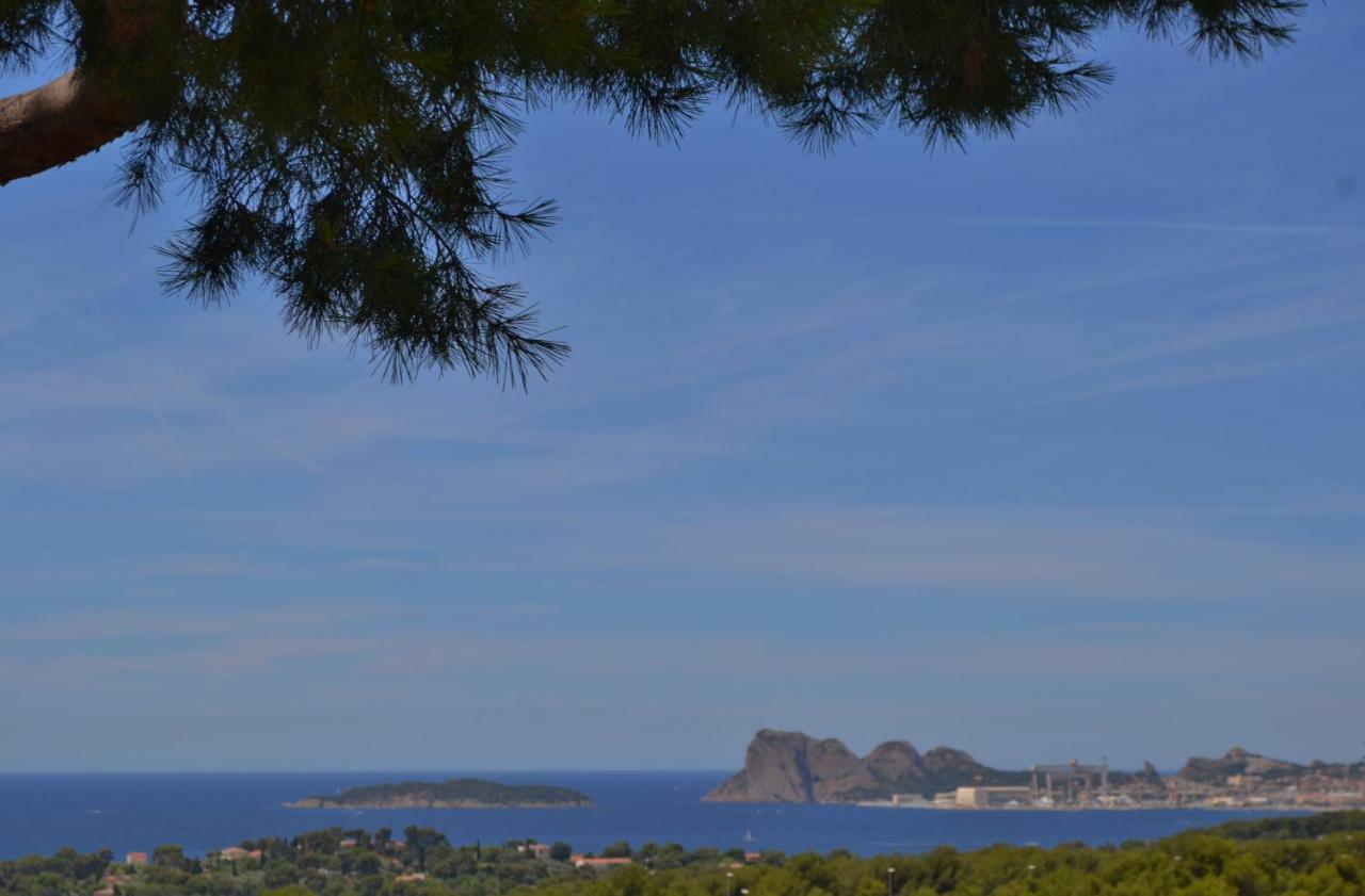 Gîte Vue Mer La Cadière-d'Azur Exterior foto